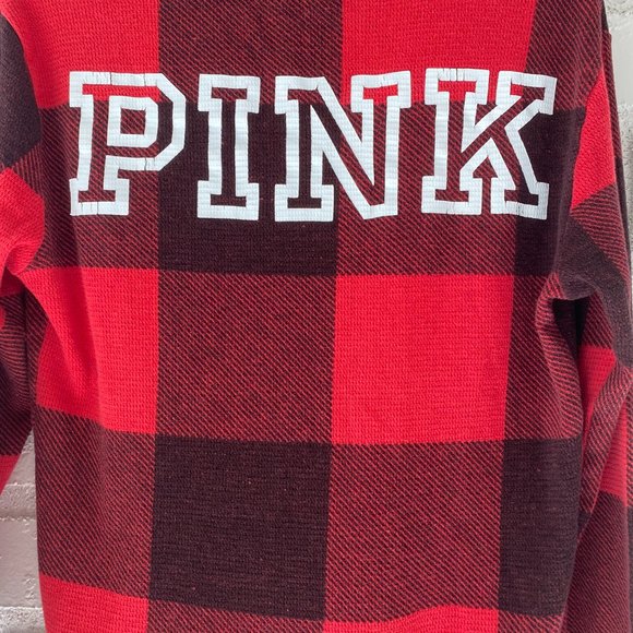 VS PINK | Sleepwear Romper Red Black Small - Picture 5 of 5